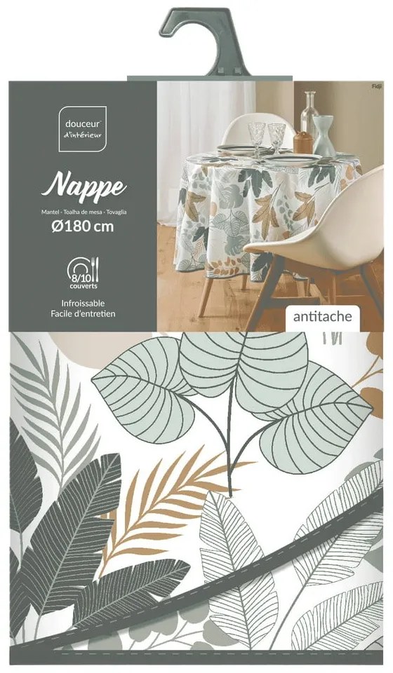 Asztalterítő ø 180 cm Fidji – douceur d'intérieur