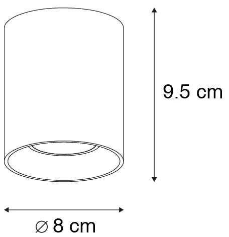 Spotlámpa arany - Tubo
