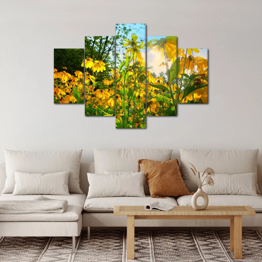 Sárga virágok képe (150x105 cm)