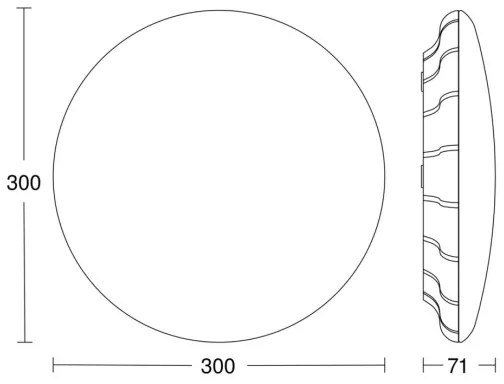 Steinel 067564 - LED Mennyezeti lámpa érzékelős RS PRO S20 SC 15,7W/230V 3000K
