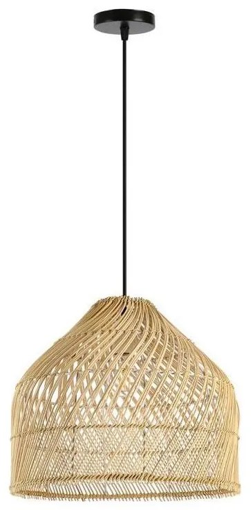 Immax 08264L - Csillár zsinóron PELO 1xE27/40W/230V átm. 40 cm rattan
