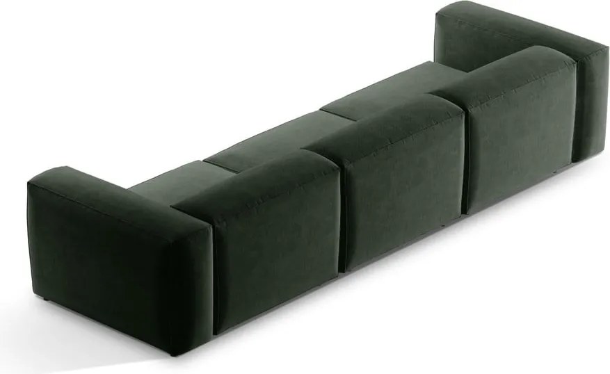 Zöld kanapé 364 cm Bergamo – Cosmopolitan Design