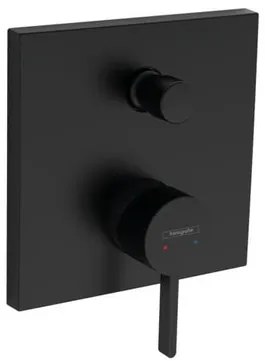 Hansgrohe Finoris zuhany és fürdő csaptelep vakolat alatti rész nélkül matt fekete 76415670