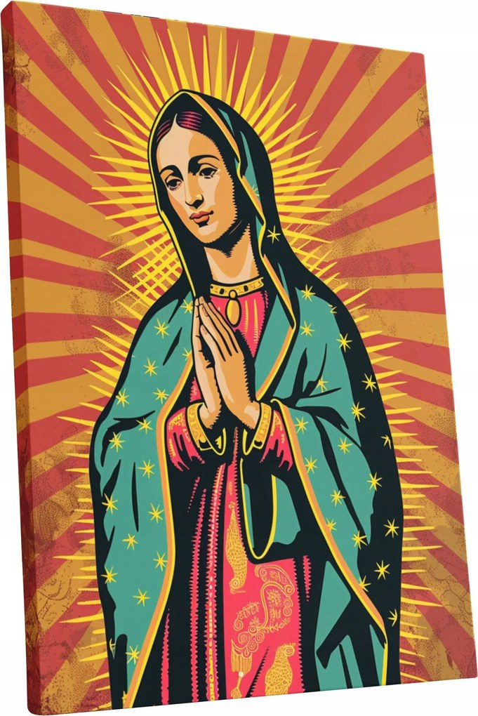 Vászonkép Divatos Szűz Mária ikon otthon nappali szoba 60x80