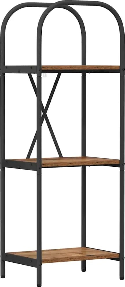 vidaXL Könyvespolc Öreg fa 40 x 30 x 109 cm Faanyag