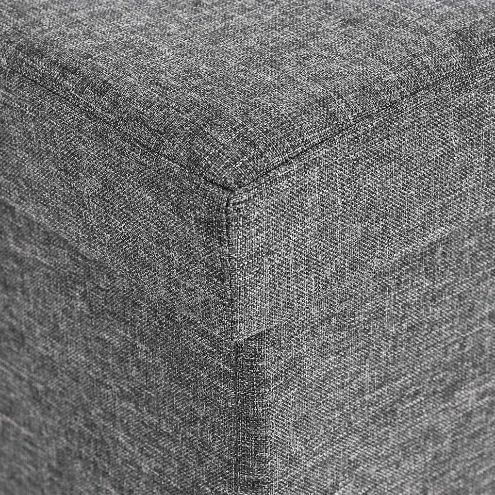 Taburett csukható fedéllel OTTOMAN 110x38 cm, sötétszürke