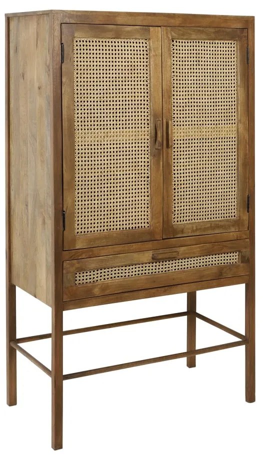 Barna mangófa komód 90x160 cm Nipas – Light &amp; Living