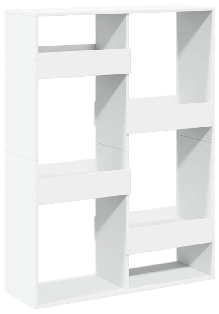 fehér szerelt fa térelválasztó 100 x 33 x 135 cm