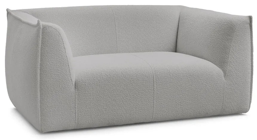 Világosszürke buklé kanapé 170 cm Giorgia – Bobochic Paris