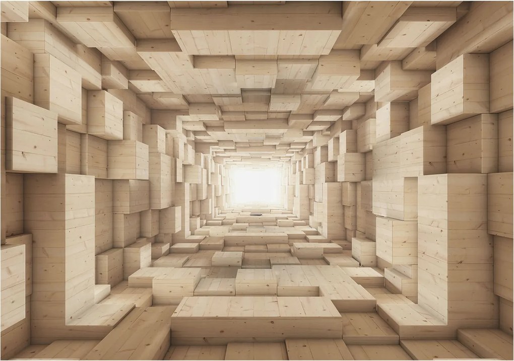 Fotótapéta Flizelin Dekoratív tapéta Fa alagút 208x146 Ragasztó