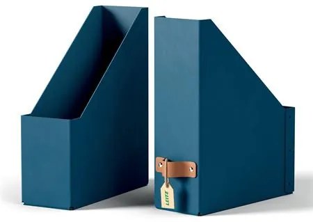 Iratpapucs, karton, 100 mm, LEITZ Puro, óceánkék (E24710068)