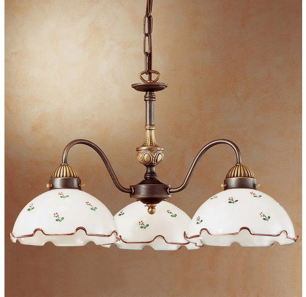 Kolarz Kolarz 731.83.70 - Csillár láncon NONNA 3x E27/75W/230V KL0009