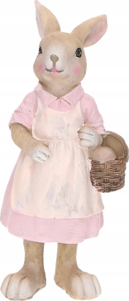 Nyuszi Dekorációs Kerámia Figura Kislány 7*7*20CM Tavasz