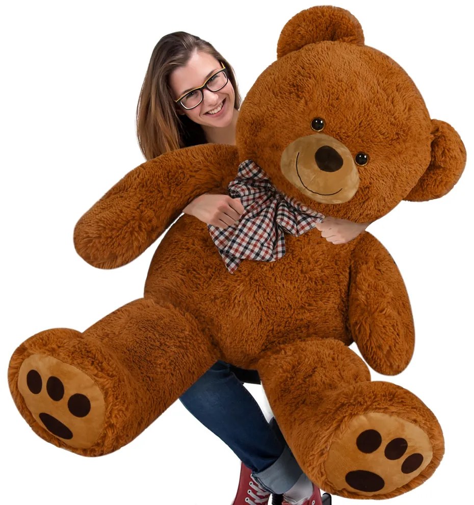 Deuba Teddy maci XXXL 165 cm - barna