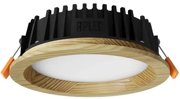 APLED - LED Lámpa RONDO WOODLINE LED/6W/230V 4000K átm. 15 cm fenyő tömör fa
