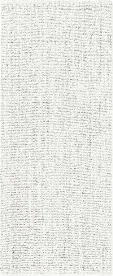 Világosszürke kétoldalas-kézi szövésű juta futószőnyeg 80x200 cm Bouclé Jaipur – Hanse Home