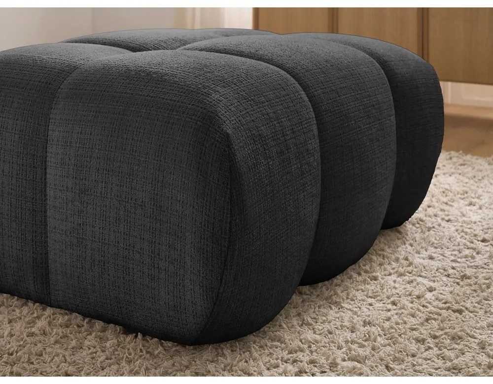 Fekete zsenília lábtartó Ivane – Bobochic Paris