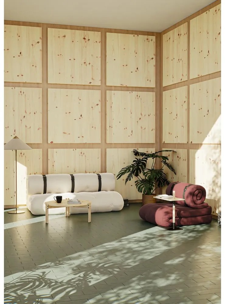 Buckle Up Linen Beige variálható fotel - Karup Design