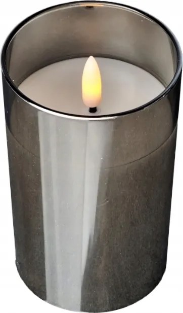 Led-es Akkumulátoros Gyertya Időzítő Mozgatható Láng 12,5cm