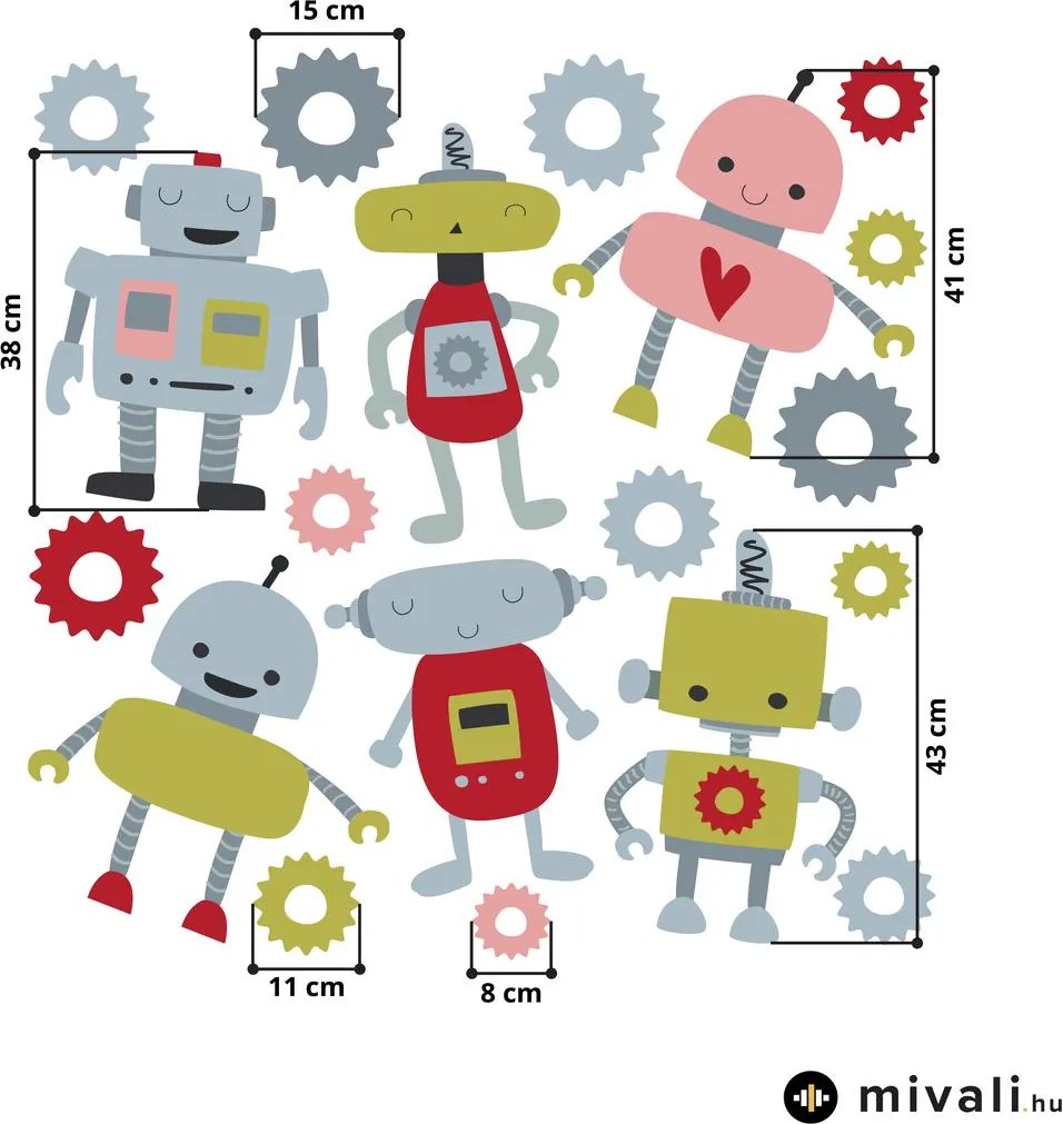 Falmatricák - Robotok II.