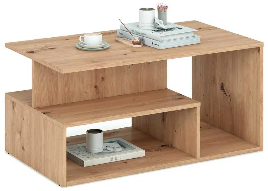 Bardia dohányzóasztal, artisan tölgy
