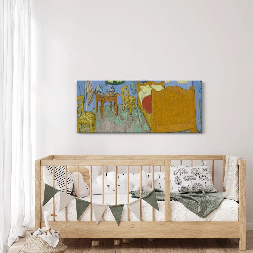 Kép - Vincent van Gogh, The Bedroom, reprodukciók (120x50 cm)