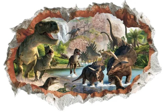Falmatrica "Dinoszauruszok" 70x50cm
