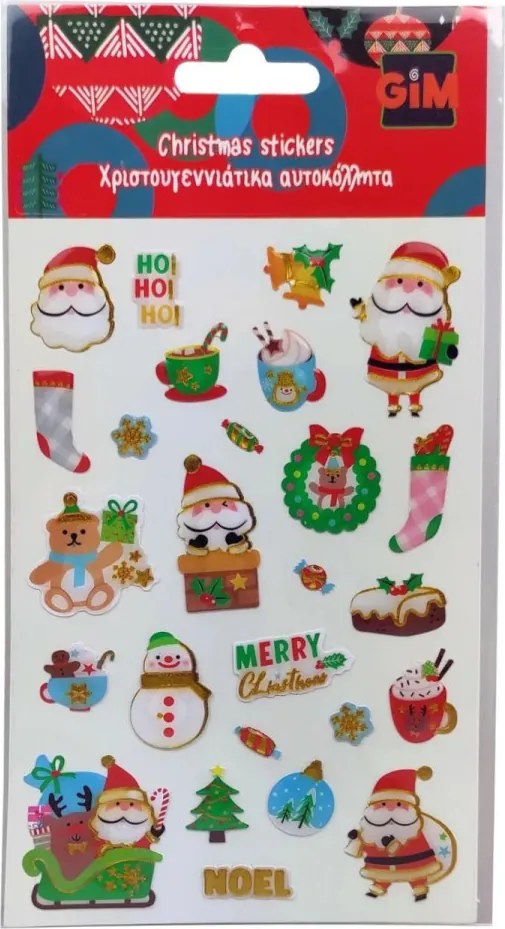 Karácsonyi Ho Ho Ho Epoxy matrica