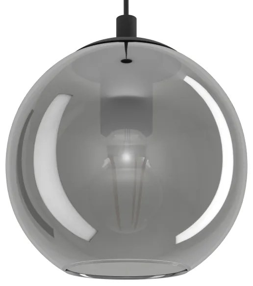 Eglo 98654 - ARISCANI kábelcsillár 10xE27/40W/230V fekete/fényes króm
