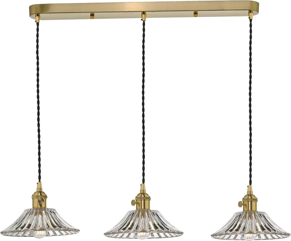 DAR LIGHTING HAD3640-04 HADANO Vintage Függesztett Lámpa E14 IP20