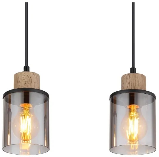 Globo 15707-3H - Csillár zsinóron REID 3xE27/15W/230V