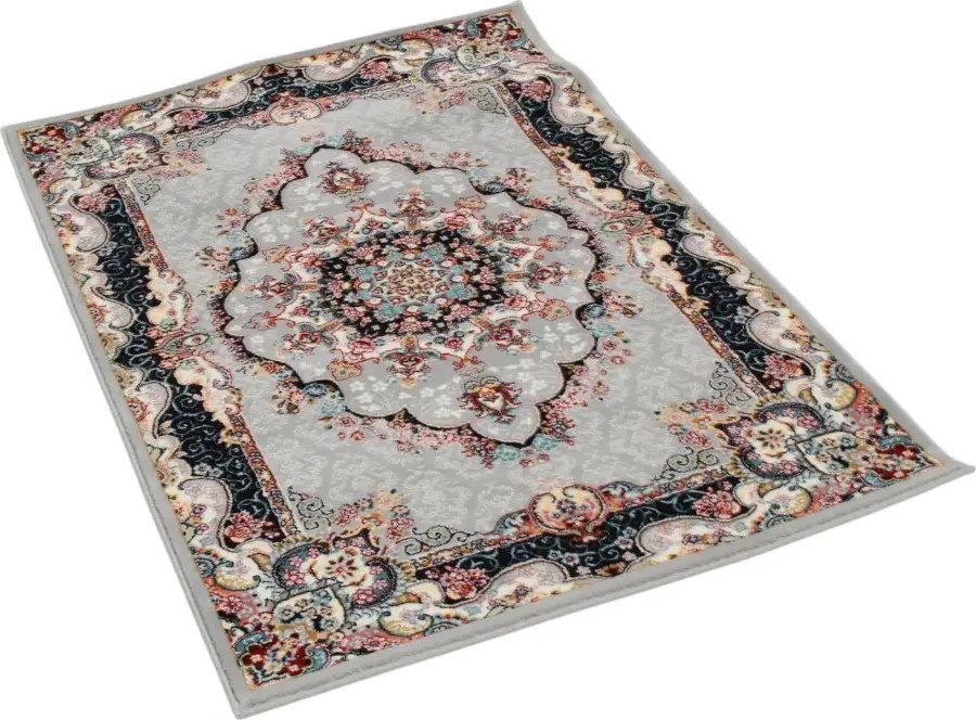 Perzsa szőnyeg szürke Tabriz 80x120 minőségi akril szőnyeg