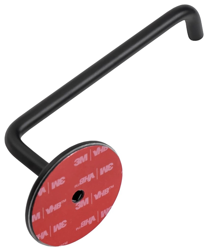 Falra szerelhető wc papír tartó Black 322203
