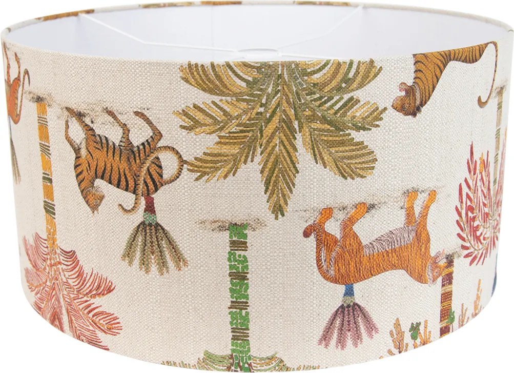Szövet lámpaernyő többszínű, állatmintás 50/50/25