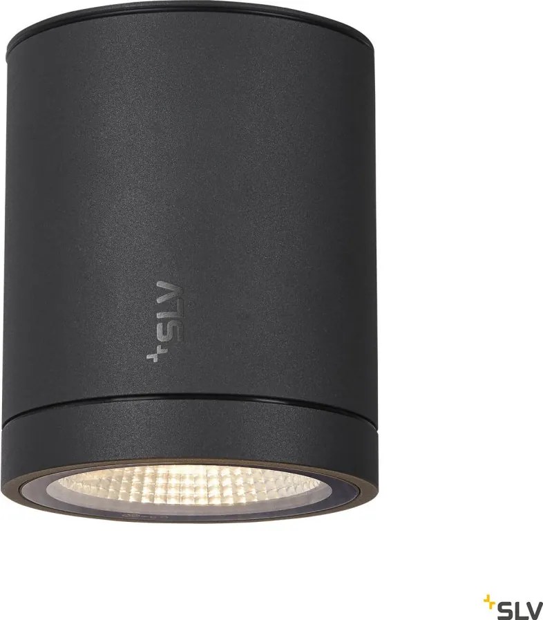 SLV 1003427 ENOLA ROUND Modern Kültéri Mennyezeti Lámpa Antracit, Átlátszó LED IP65