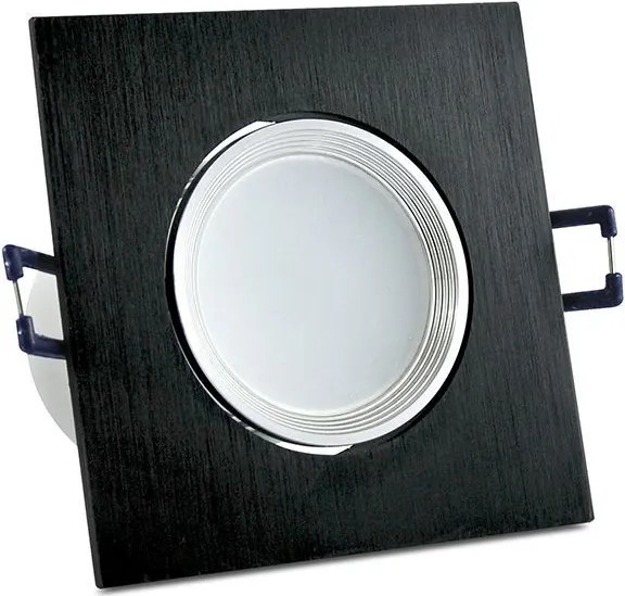 POLUX 301864 MOON Kültéri Mennyezetbe Építhető Lámpa Fekete LED IP40