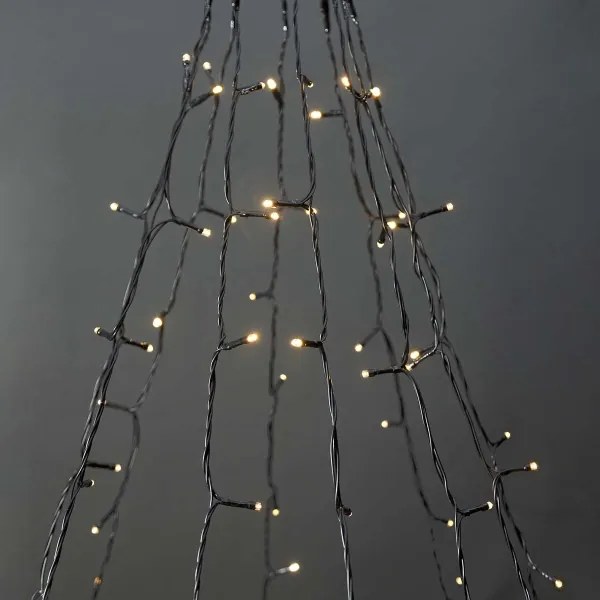 Nedis WIFILXT11W200 - LED Karácsonyi függöny 200xLED/8 funkció 5x7m IP65 Wi-Fi Tuya