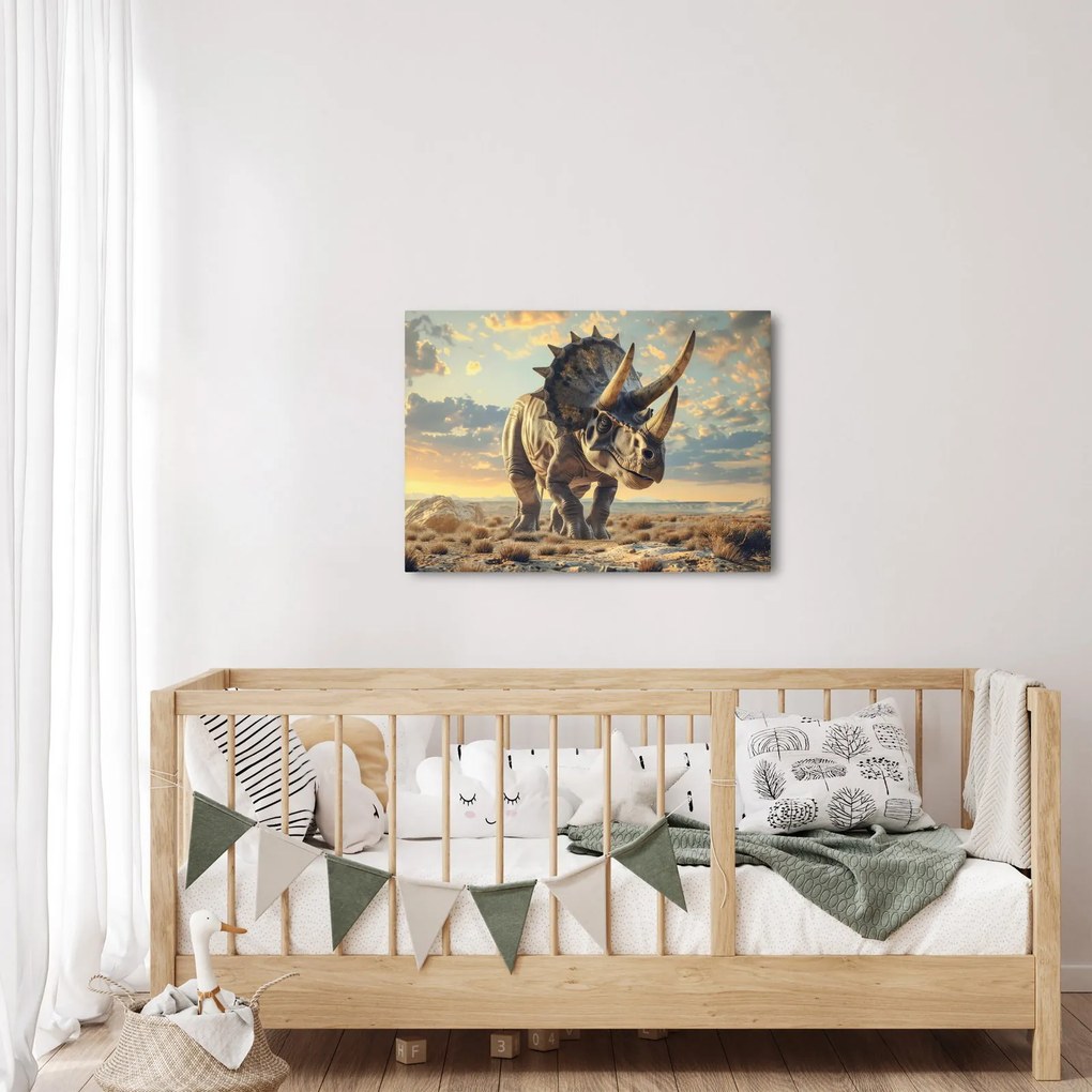Kép - Triceratops (70x50 cm)
