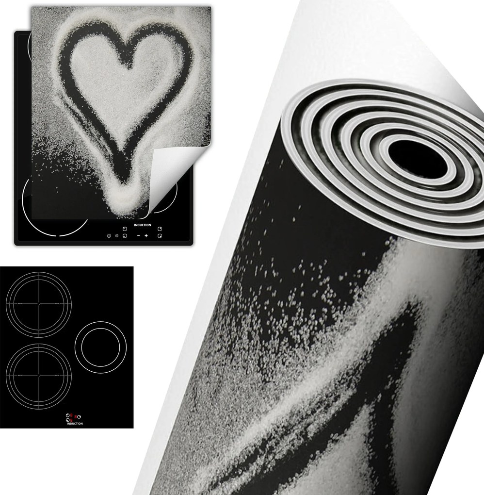 Tűzhelyvédő Szőnyeg Asztali Dekoráció 45x52 szív