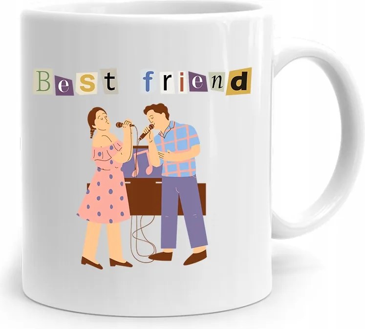 Best Friends Ever Ajándék Bögre Barátnak, fényképes nyomattal