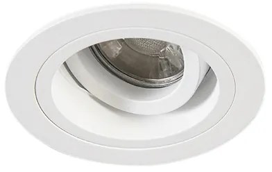 Okos süllyesztett spotlámpa fehér kerek dönthető, Wi-Fi GU10-zel - Chuck