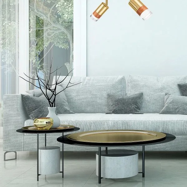 Spotlámpa AURORA 2xGU10/10W/230V