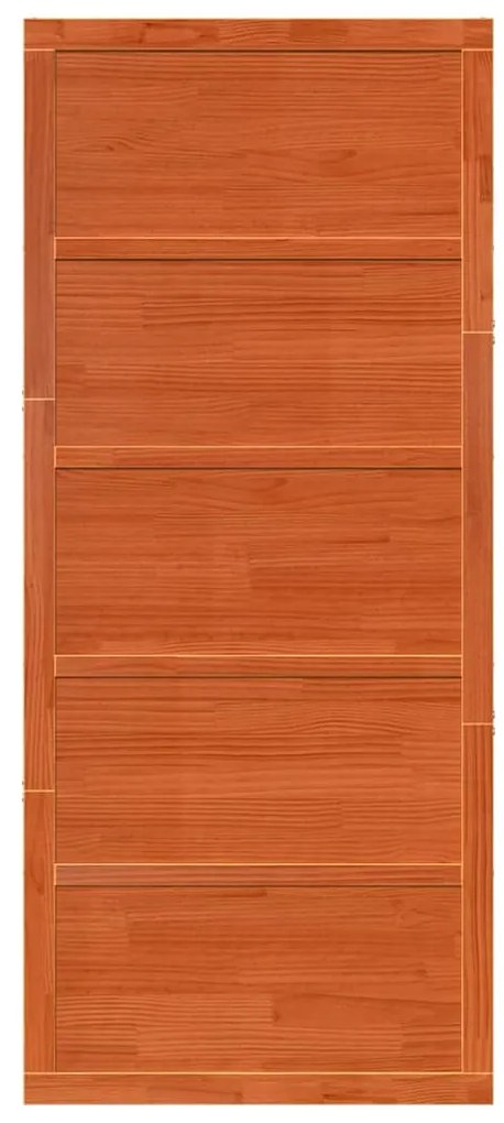 Pajtaajtó Viaszbarna 100 x 208 cm Tömör fenyőfa