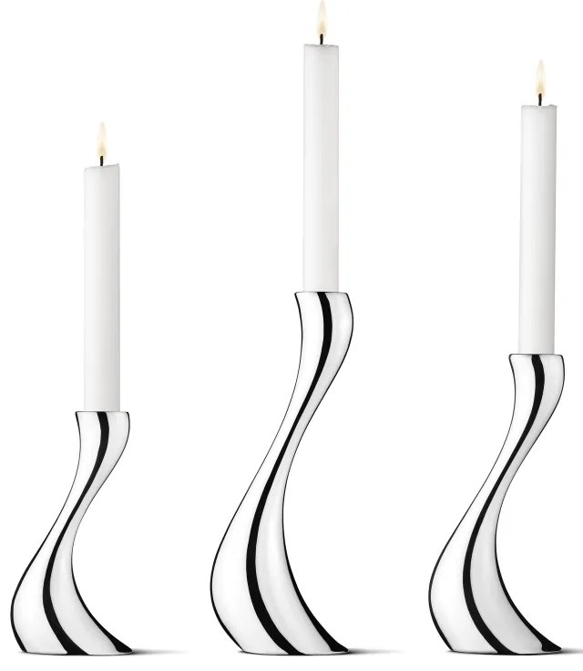 Gyertyatartó szett Cobra, 3 darabos - Georg Jensen