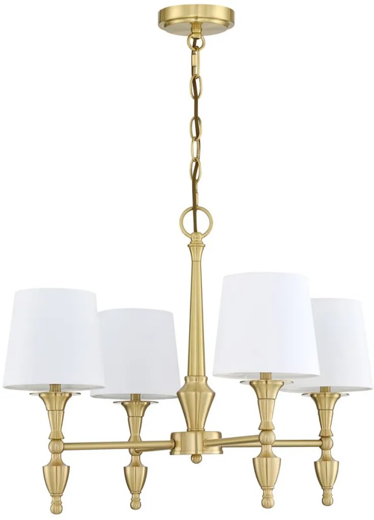 COSMOLIGHT P04159BR-WH AUSTIN Provence Csillár Sárgaréz E27 IP20