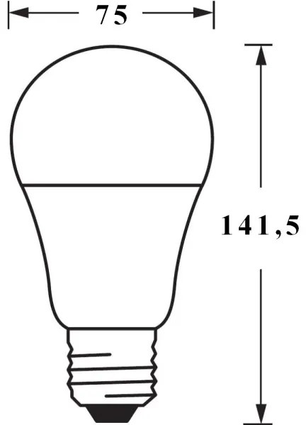 SET 3x LED Dimmelhető izzó SMART + E27/14W/230V 2700K - Ledvance