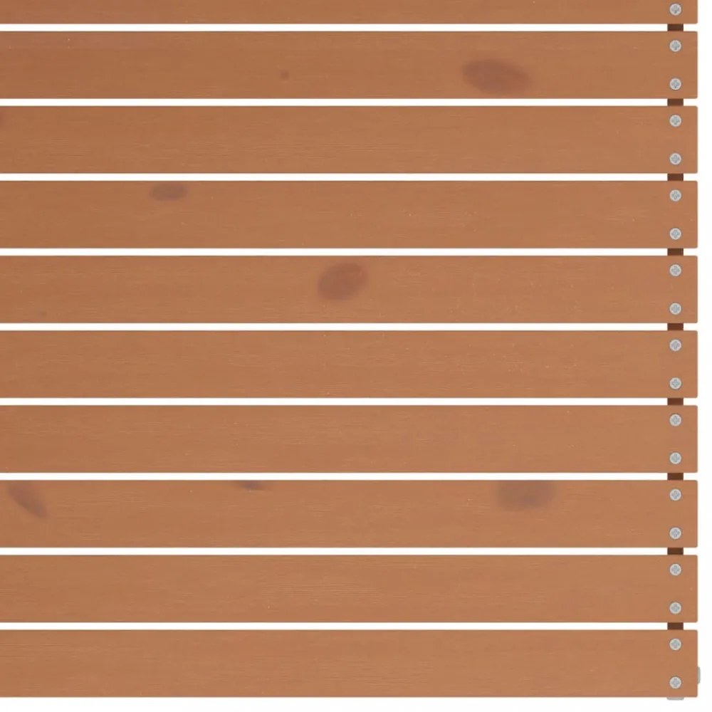 mézbarna tömör fenyőfa középső kanapé