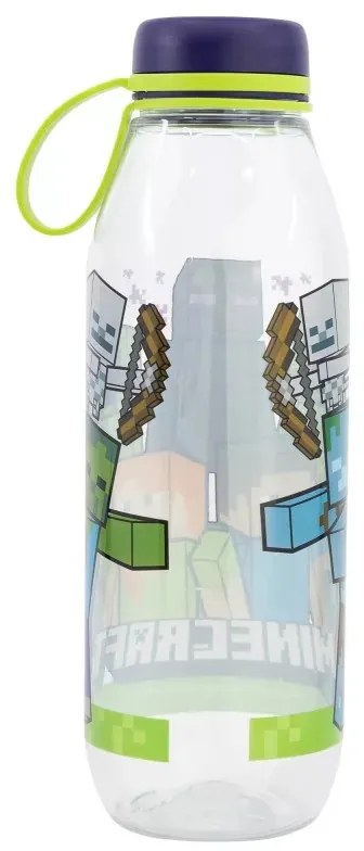 Minecraft Creeper Ecozen műanyag kulacs csavaros kupakkal 650 ml