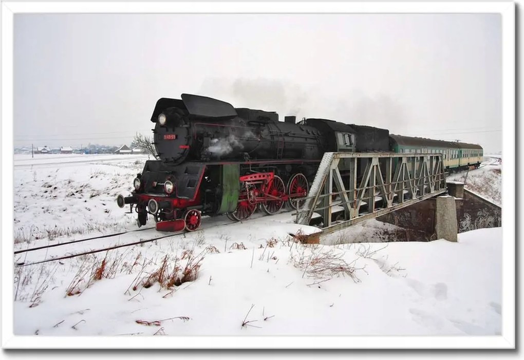 Poszterek keretben 60x40 Gőzmozdony Ol 49-59