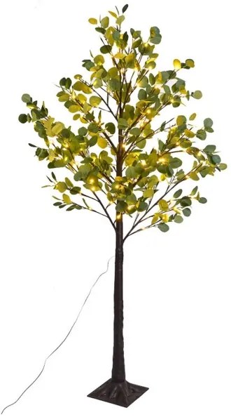 Aigostar - LED napelemes dekoráció 210 LED/3,5m IP65 meleg fehér eukaliptusz